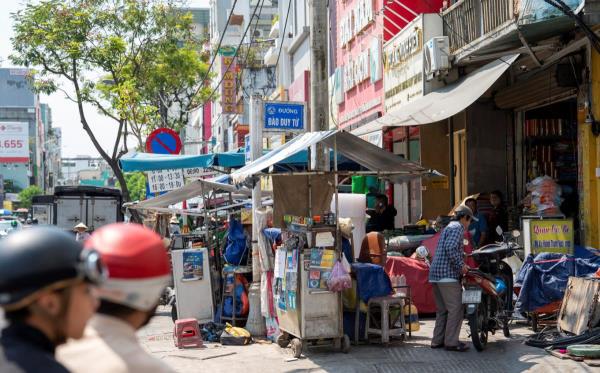 Đà Nẵng lập lại trật tự vỉa hè