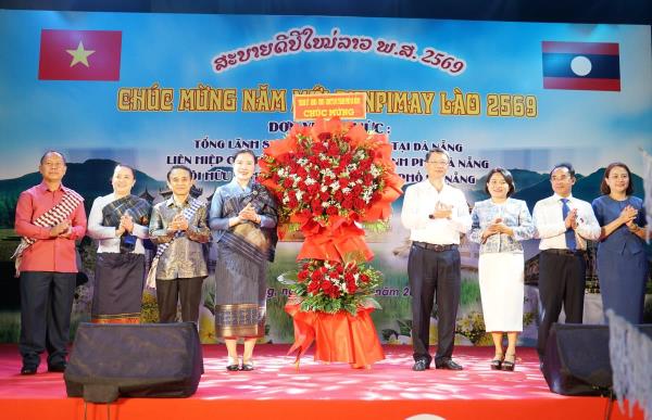 Lễ hội Tết cổ truyền Bunpimay Lào 2569 tại Đà Nẵng, thắt chặt tình hữu nghị Việt – Lào