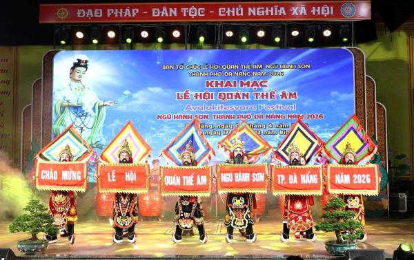 Khai mạc Lễ hội Quán Thế Âm Ngũ Hành Sơn 2026: Không gian văn hóa – tâm linh đặc sắc của Đà Nẵng