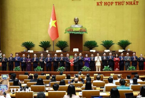 Quốc hội phê chuẩn việc bổ nhiệm Phó Thủ tướng, Bộ trưởng, thành viên Chính phủ