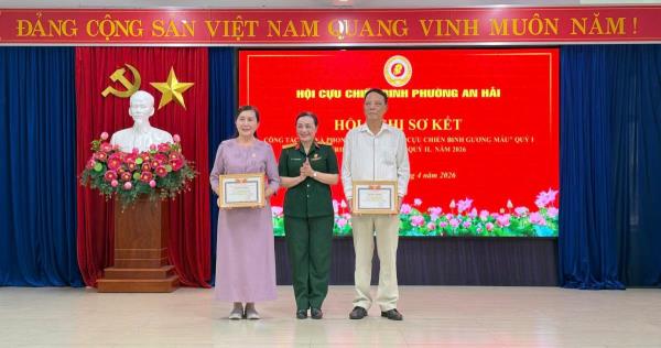 Hội Cựu chiến binh phường An Hải sơ kết công tác quý I, kết nạp 27 hội viên mới