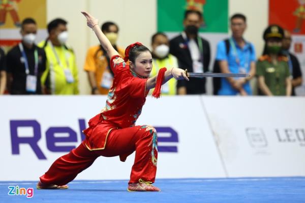 Wushu mang về 2 HCV cho Đoàn Thể thao Việt Nam sáng 13/5