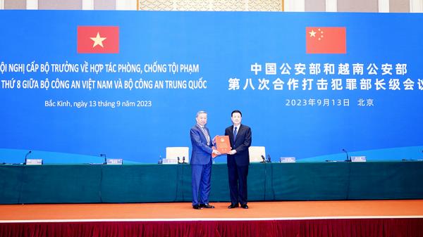 Việt Nam – Trung Quốc tăng cường hợp tác phòng, chống tội phạm