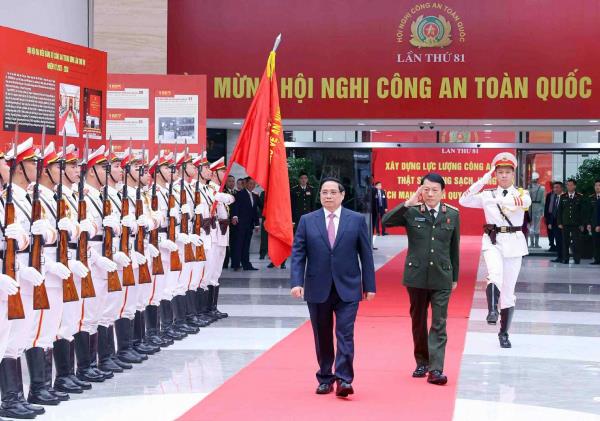 Thủ tướng Chính phủ Phạm Minh Chính dự Hội nghị Công an toàn quốc lần thứ 81