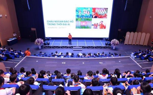 Đại hội Cháu ngoan Bác Hồ toàn quốc tham gia trải nghiệm tại các trung tâm công nghệ hàng đầu Việt Nam