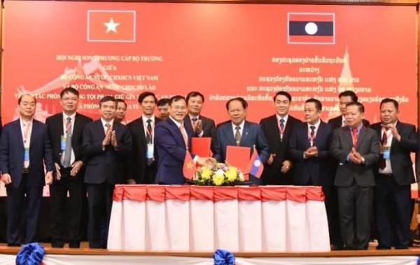 Việt Nam và Lào tiếp tục hợp tác trong công tác phòng, chống tội phạm và giữ gìn trật tự xã hội năm 2026