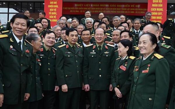 Quân ủy Trung ương, Bộ Quốc phòng gặp mặt đại biểu cựu chiến binh Việt Nam