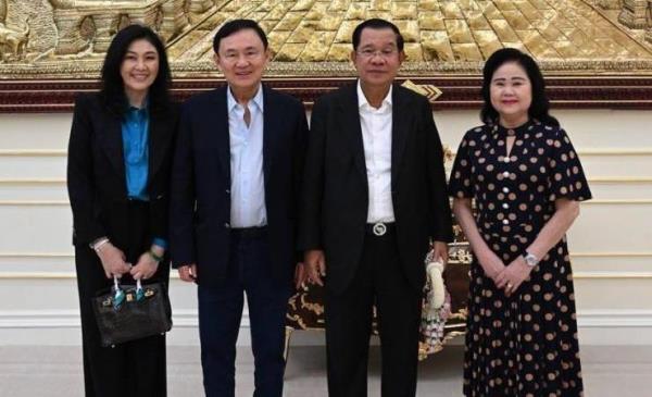 Chùm ảnh: Ông Thaksin, bà Yingluck cùng dự sinh nhật 71 của ông Hun Sen ở Campuchia