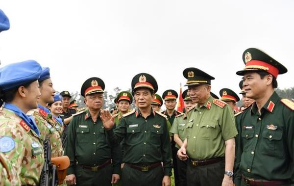 Bộ Quốc phòng, Bộ Công an hợp luyện diễu binh, diễu hành kỷ niệm 70 năm Chiến thắng Điện Biên Phủ