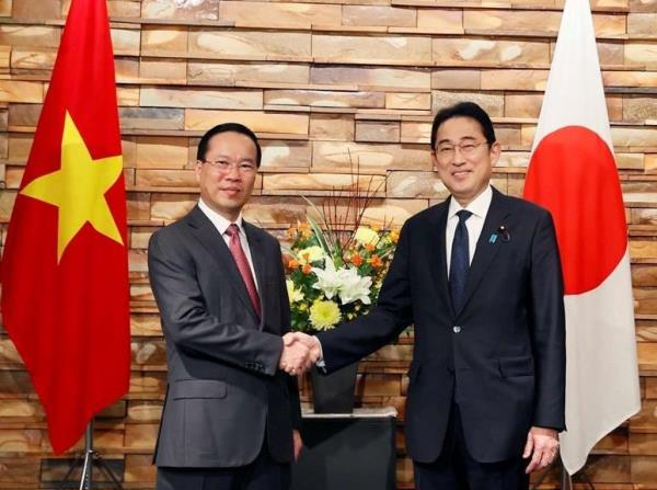 Lễ đón chính thức Chủ tịch nước Võ Văn Thưởng thăm Nhật Bản