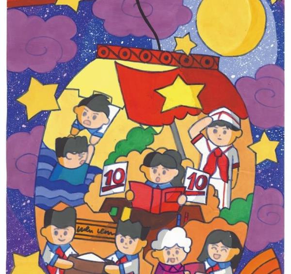 Gần 190.000 tác phẩm tham dự vẽ tranh Thiếu nhi Việt Nam làm nghìn việc tốt