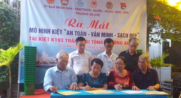 Tiếp tục nhân rộng xây dựng mô hình kiệt An toàn-Văn minh-Sạch đẹp.