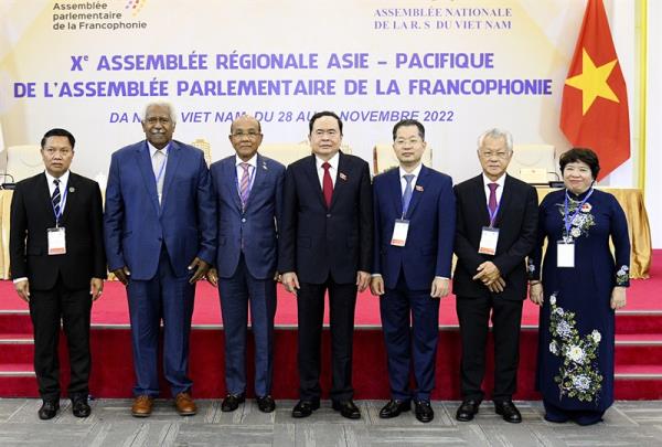 Khai mạc hội nghị lần thứ X Vùng châu Á - Thái Bình Dương trong Liên minh Nghị viện Pháp ngữ