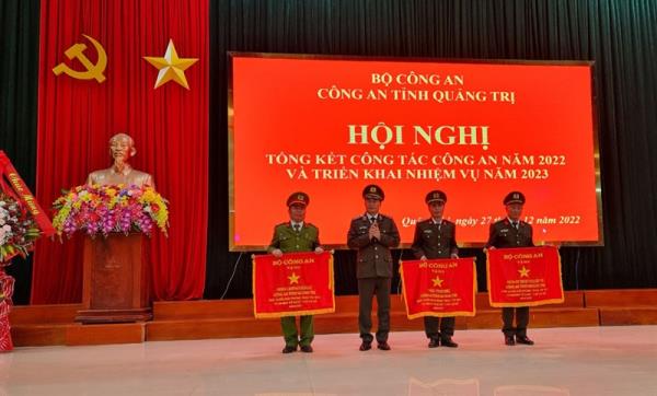 Thứ trưởng Lê Quốc Hùng chỉ đạo Hội nghị triển khai công tác công an năm 2023 tại CA Quảng Trị