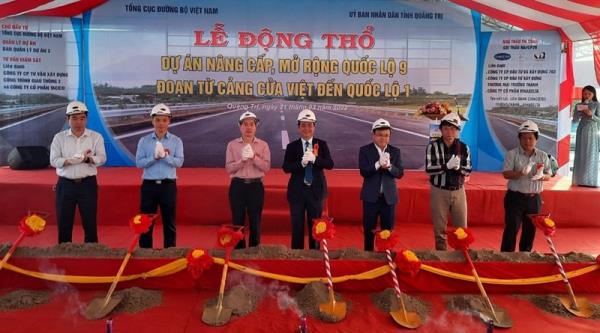 Đầu tư hơn 19 triệu USD nâng cấp, mở rộng QL9 đoạn từ Cảng Cửa Việt đến QL1