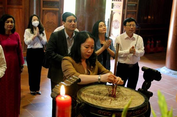 Phó Chủ tịch nước Võ Thị Ánh Xuân thăm và làm việc tại Nghệ An