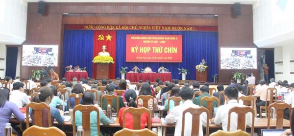 Khai mạc kỳ họp thứ chín, HĐND tỉnh Quảng Nam khóa X