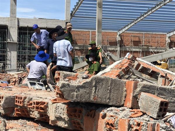 Cơ quan Công an đang điều tra, làm rõ nguyên nhân vụ sập tường làm 5 người chết