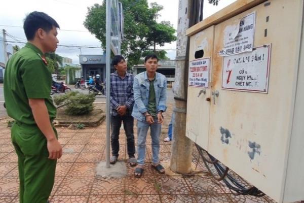 Chặn đứng hành vi của 2 đạo chích chuyên trộm cắp vật tư lưới điện