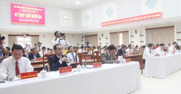 KHAI MẠC KỲ HỌP THỨ MƯỜI BA, HĐND TỈNH QUẢNG NAM KHÓA X: Nhiều nội dung thực tiễn đặt ra cần phải giải quyết