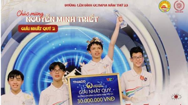 Chàng trai mang cầu truyền hình Đường lên đỉnh Olympia lần thứ 6 về với Quốc học Huế