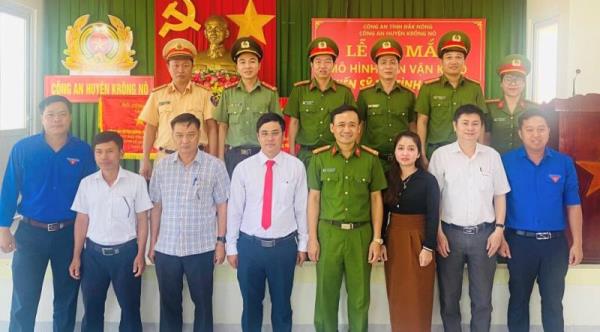 Đắk Nông: Công an huyện Krông Nô ra mắt Mô hình Dân vận khéo Chiến sĩ đỏ tình nguyện