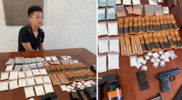 Bắt đối tượng mua bán ma túy số lượng lớn cùng nhiều loại công cụ hỗ trợ