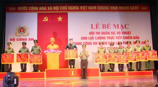 Bế mạc Hội thi quân sự, võ thuật cho lực lượng trực tiếp chiến đấu trong CAND lần thứ II