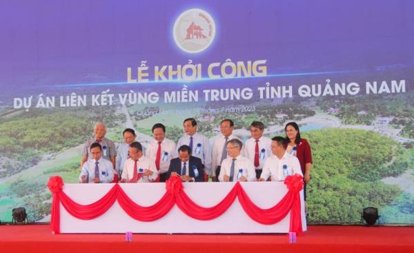 Quảng Nam khởi công tuyến đường Liên kết vùng miền Trung