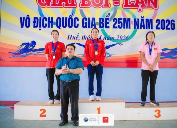 Nhiều kỷ lục được xác lập tại Giải bơi vô địch quốc gia 2026