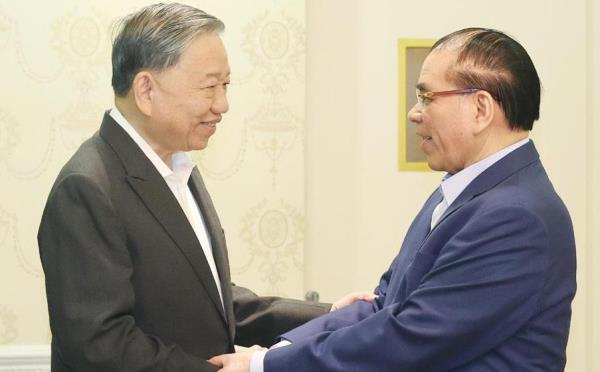 Tổng Bí thư Tô Lâm thăm, chúc Tết gia đình các đồng chí nguyên lãnh đạo Đảng, Nhà nước