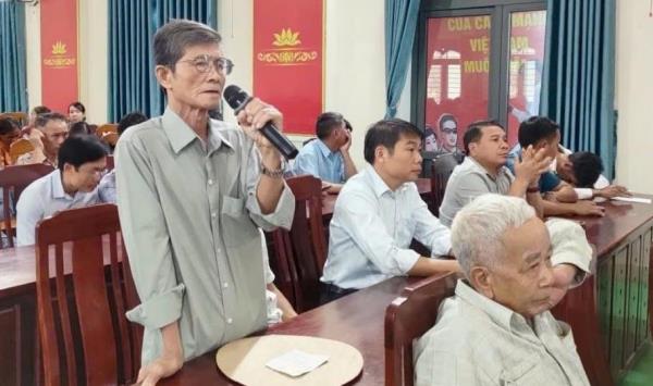 Cử tri xã Phước Trà kiến nghị cải thiện hạ tầng giao thông