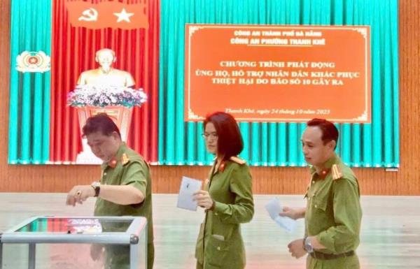 Phường Thanh Khê ủng hộ hơn 1,4 tỷ đồng hỗ trợ đồng bào vùng bão lũ