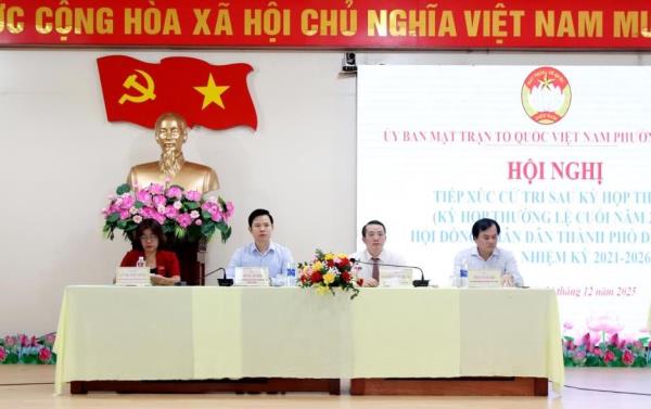 Cử tri quan tâm nhiều vấn đề nổi cộm tại các Khu dân cư