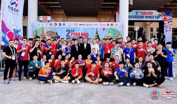Kickboxing Việt Nam giành 95 huy chương tại Cúp thế giới 2026
