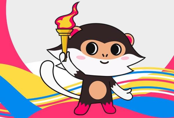 Voọc chà vá là linh vật Đại hội Thể thao Học sinh Đông Nam Á lần thứ 13