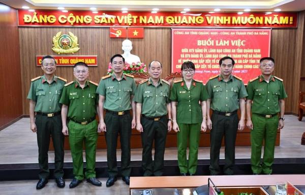 Thống nhất thành lập Ban Chỉ đạo công tác sắp xếp, tổ chức lại Công an TP Đà Nẵng theo mô hình mới