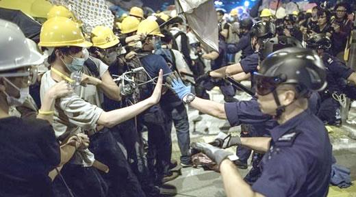 Xung đột căng thẳng ở Hồng Kông
