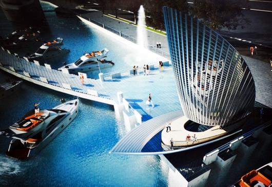 Lộ dần phương án biểu tượng du thuyền Đà Nẵng