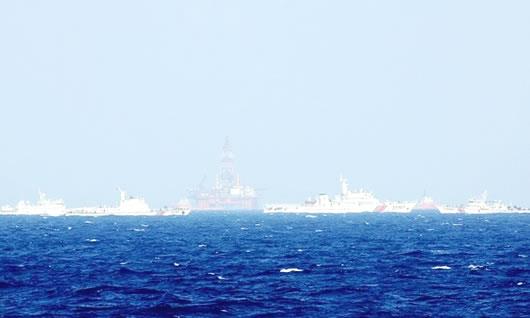 Phát hiện dấu hiệu dịch chuyển giàn khoan Hải Dương 981