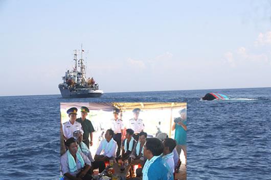 Tàu cá ĐNa 90152 TS cùng 10 ngư dân bị tàu Trung Quốc đâm chìm trở về: Hành động tàn nhẫn, vô nhân đạo của Trung Quốc