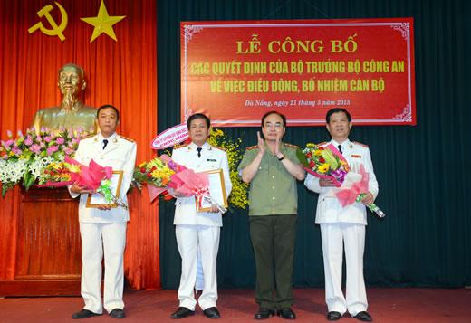 Thiếu tướng Nguyễn Văn Sơn giữ chức vụ Phó Tổng cục trưởng Tổng cục Chính trị (Bộ CA), Đại tá Lê Văn Tam được bổ nhiệm Giám đốc Công an TP Đà Nẵng