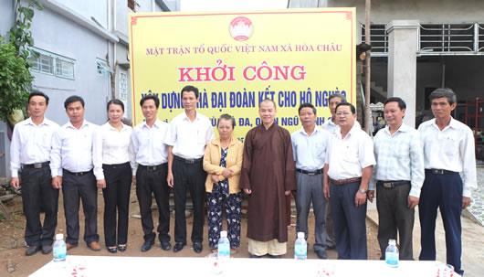 Khởi công xây dựng nhà Đại Đoàn Kết cho người nghèo