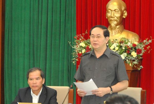 Bộ trưởng Trần Đại Quang chủ trì hội nghị triển khai kế hoạch kiểm tra, giám sát, đôn đốc công tác phòng chống tham nhũng ở Lâm Đồng