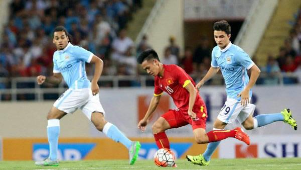 Giao hữu ĐT Việt Nam-Man City: 1-8: Quá chênh lệch