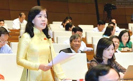 Kỳ họp thứ 3, Quốc hội khóa XIV: Đề xuất đáng chú ý của đại biểu Nguyễn Thị Kim Thúy về xây dựng luật