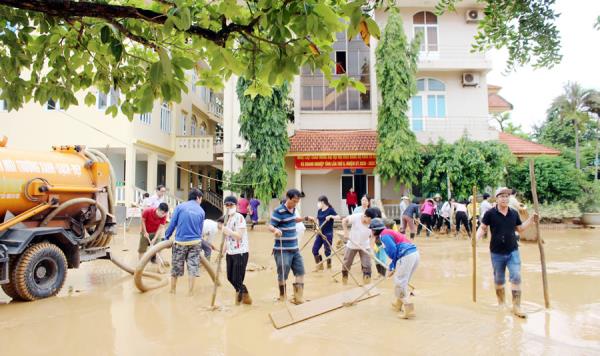 Đáp ứng phòng chống dịch bệnh do mưa lũ, ngập lụt