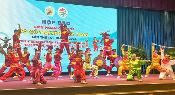 15 đoàn quốc tế tham dự Liên hoan Quốc tế Võ cổ truyền Việt Nam lần thứ IX