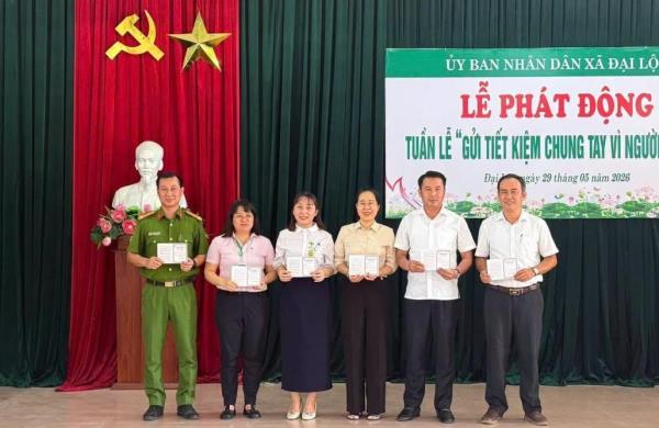 Phát động Tuần lễ Gửi tiết kiệm chung tay vì người nghèo