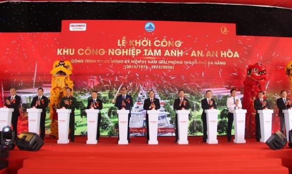 Đà Nẵng khởi công dự án tạo thành cực động lực phát triển công nghiệp phía Nam